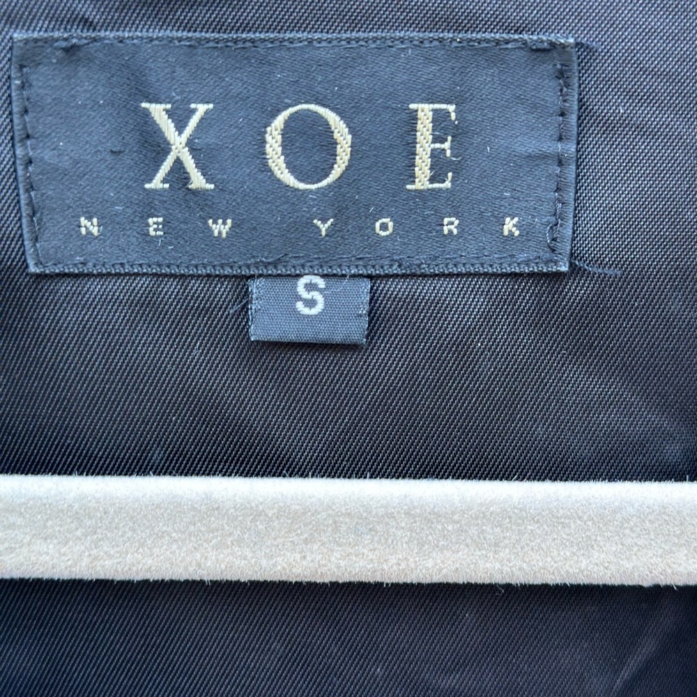 Vintage - XOE ‘s Women's Elegant Black Teddy Jacket/ Small - Oversized - Picture 3 of 15